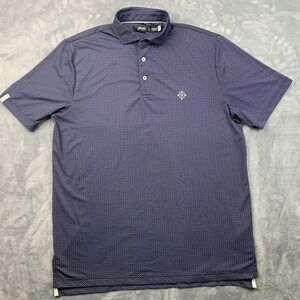 Ralph Lauren RLX Men's Navy Blue Performance Golf Polo Size M